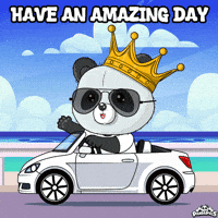 Happy Car GIF by PandaPals