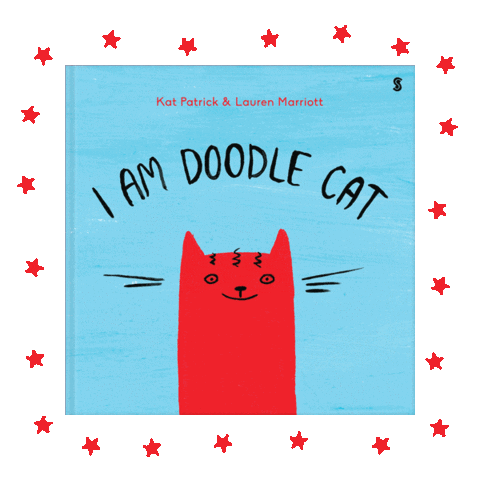 doodlecat katpatrick Sticker by Scribble Kids Books