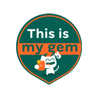 citycatts citycatt this is my gem Sticker