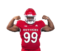 Flex Sticker by Rutgers Football