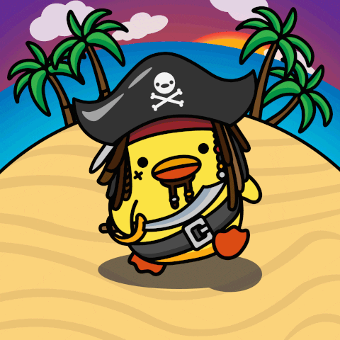digitalducks giphyupload stabby quacks cartoon duck GIF