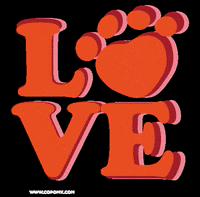 copomx love heart dog dogs GIF