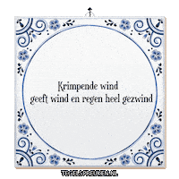 Humor Storm Sticker by Tegelspreuken.nl