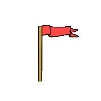 Red Flag Sticker