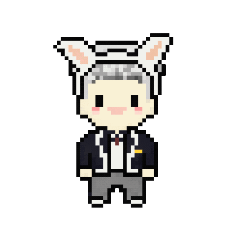 Rabbit Student Sticker