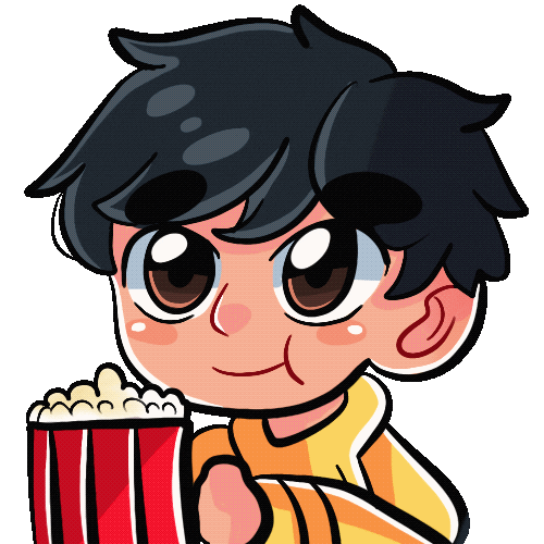 Cartoon Eating Sticker