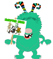 Monster Mash Gnome Sticker