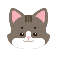 Cat Kitten Sticker by Play-Curio