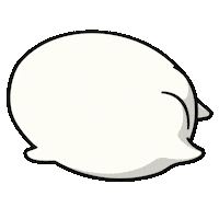 Tired Butterfly Sticker