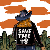 Voting Rights Cowboy Sticker by Creative Courage