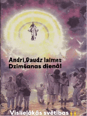 janisozols andri dzimšanas dienā daudz laimes vislielākās svētības GIF