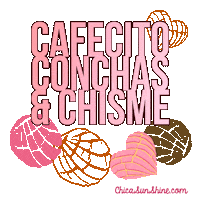 chicasunshineshop coffee cafe latina spanish Sticker