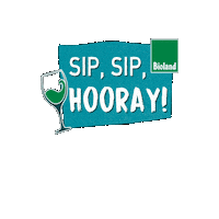 Party Wine Sticker by Bioland e.V.