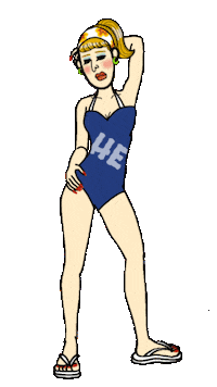 夏 水着 Sticker