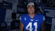 No Big Deal Shrug GIF by BYU Cougars