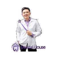 DentalHouseGroup dentist dental dental care toothache Sticker