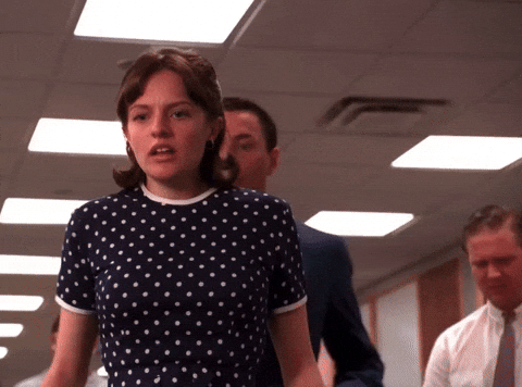 petefrommadmen pete and peggy peggy mad men pete mad men pegpete GIF
