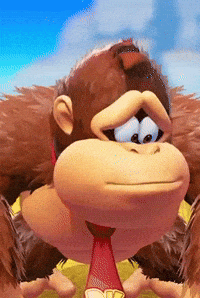 Sad Donkey Kong GIF
