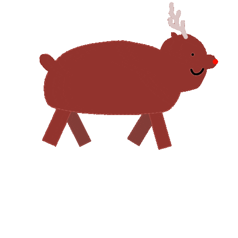 poiremolle happy christmas red holidays Sticker