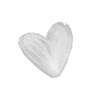 Knooply heart white hearts aesthetic Sticker
