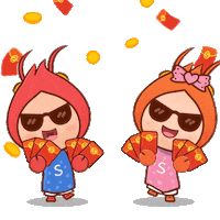 new year love Sticker by Shopee VN