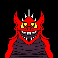 Monster Smile GIF by TRIPLEBUMMER