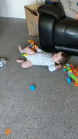 Toddler Twins Enjoy 'the Floor Is Lava' Game