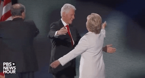 Hillary Clinton Hug GIF by Democratic National Convention