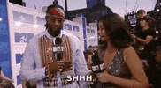 Be Quiet Red Carpet GIF by 2020 MTV Video Music Awards