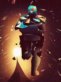 Space Running GIF by Kenaim