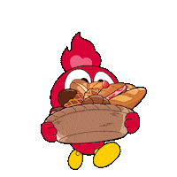 Party Eat Sticker