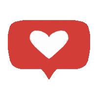 medialhuna love heart instagram like Sticker