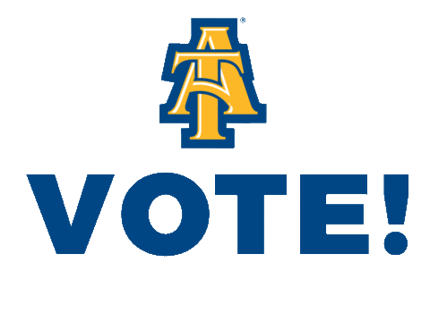 Vote Campus Sticker by N.C. A&T