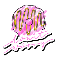 letterdireinen pink motivation lettering simpsons Sticker
