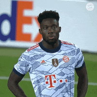 Wondering Alphonso Davies GIF by FC Bayern Munich