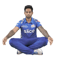 Sky Meditation Sticker by Mumbai Indians