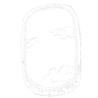 Travel Clouds Sticker