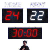 22 Away Sticker