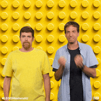 LEGOMastersAU scared australia nervous lego GIF