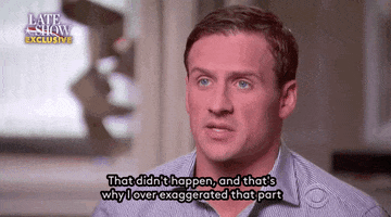 stephen colbert swimming GIF by Refinery 29 GIFs