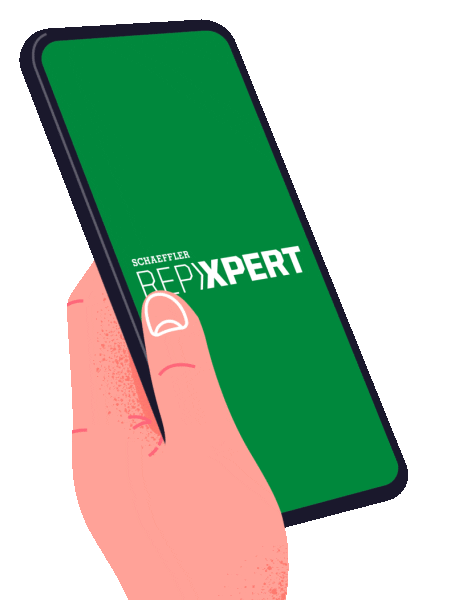 Phone App Sticker by Schaeffler REPXPERT