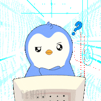 Calculate Artificial Intelligence Sticker by Pudgy Penguins