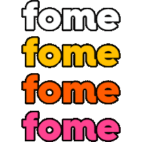 Fome Sticker