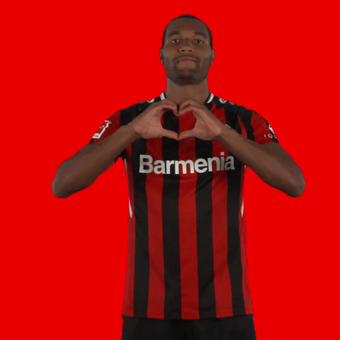 I Love You Heart GIF by Bayer 04 Leverkusen