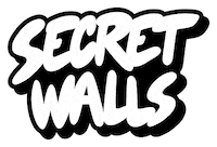 Black And White Art Sticker by Secret Walls