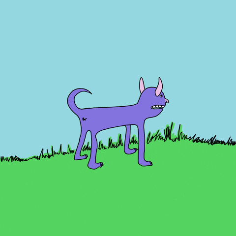 stupidzines giphyupload silly wag wagging GIF