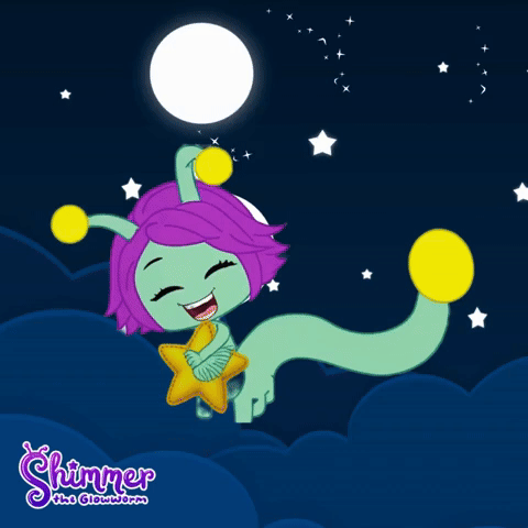 Shimmer the Glowworm Nite nite shine bright