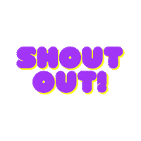 Shout Out Sharing Sticker by ZONKT®
