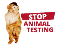 aerztegegentierversuche vegan crueltyfree tierschutz affe Sticker