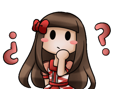 RukiEgg giphyupload question ruki kaigai idol Sticker